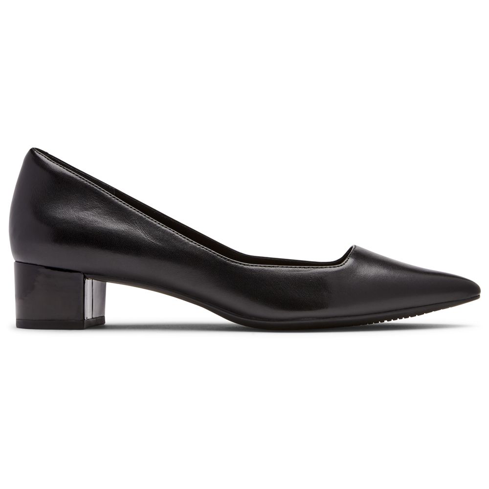 Rockport Total Motion Gracie Heel - Womens Pumps - Black - NZ (UYH-359124)